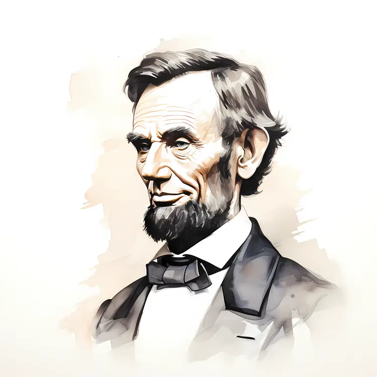 Historical Man with Beard in Formal Suit