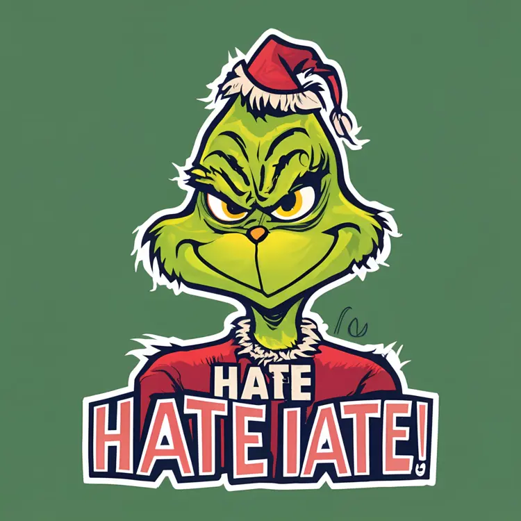 Grinch Expressing Hate