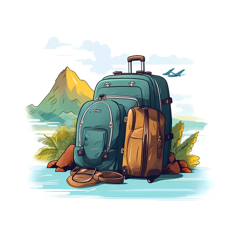 Travel Luggage Ready for an Adventure