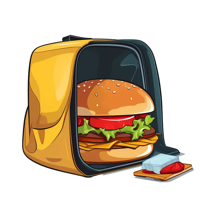 Delicious Burger in a Box