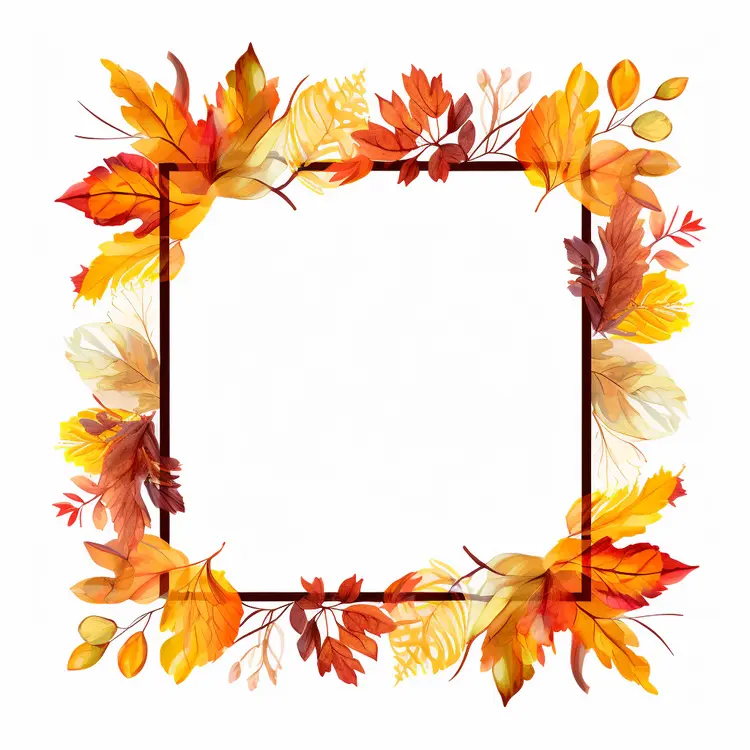 Autumn Leaves Frame