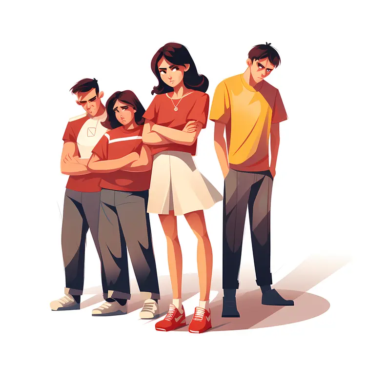 Group of kids standing together