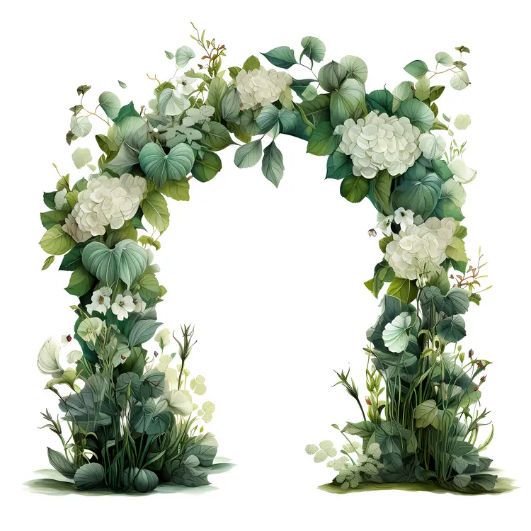 Beautiful Floral Arch for Wedding Decoration