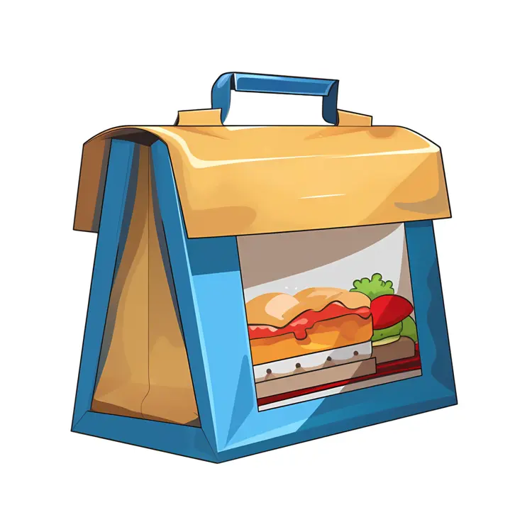 Sandwich in a Takeout Bag