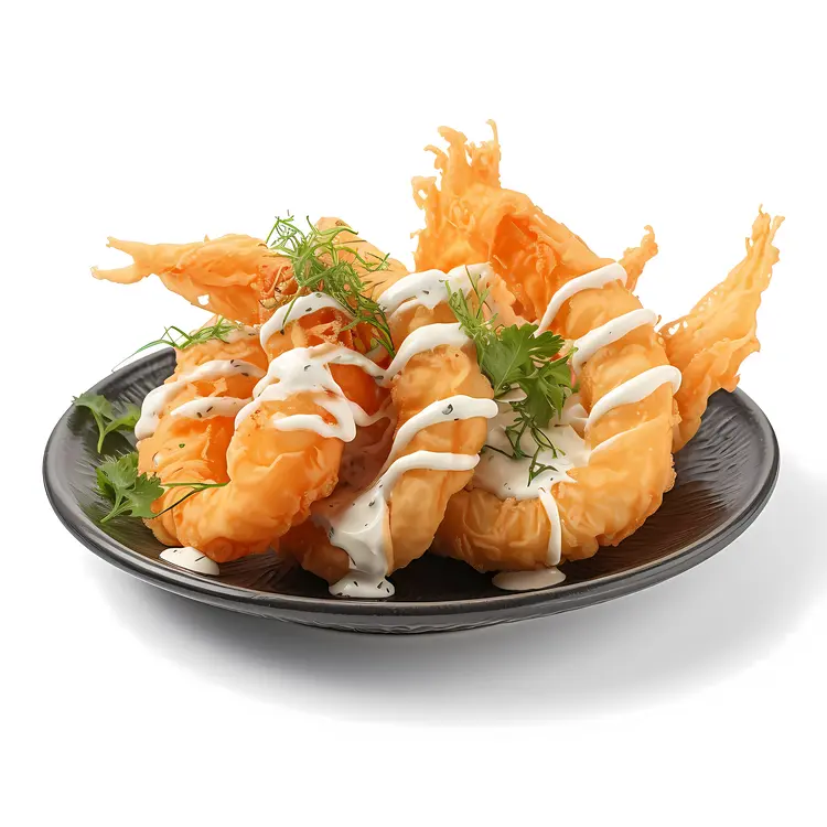 Tempura Shrimp with Creamy Sauce
