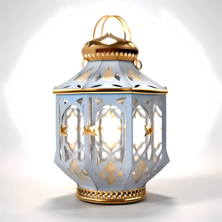White and Gold Lantern