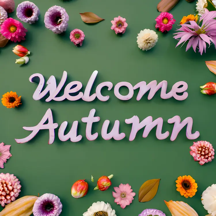 Welcome Autumn with Floral Arrangement
