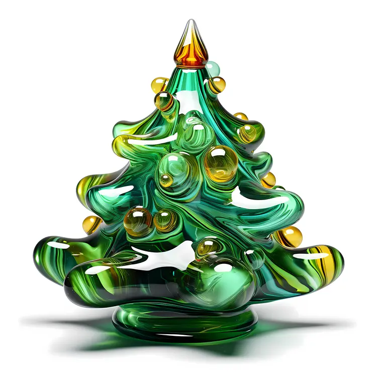 Small Glass Christmas Tree