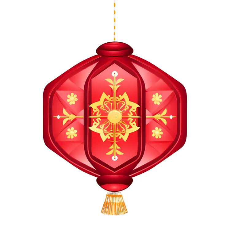 Decorative Red Lantern for Chinese New Year