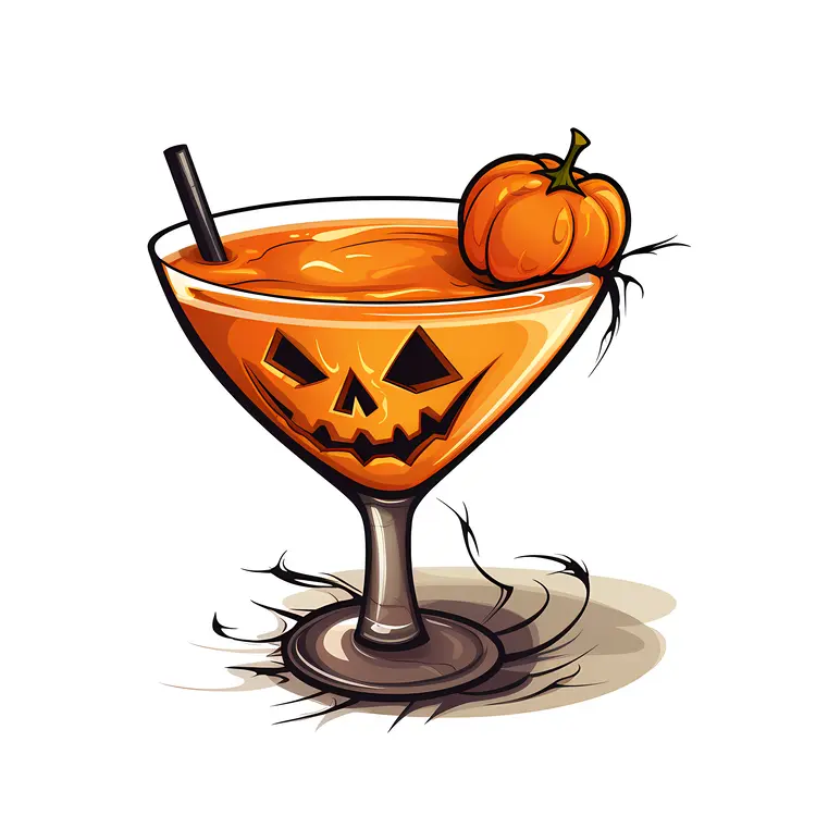 Halloween Pumpkin Cocktail