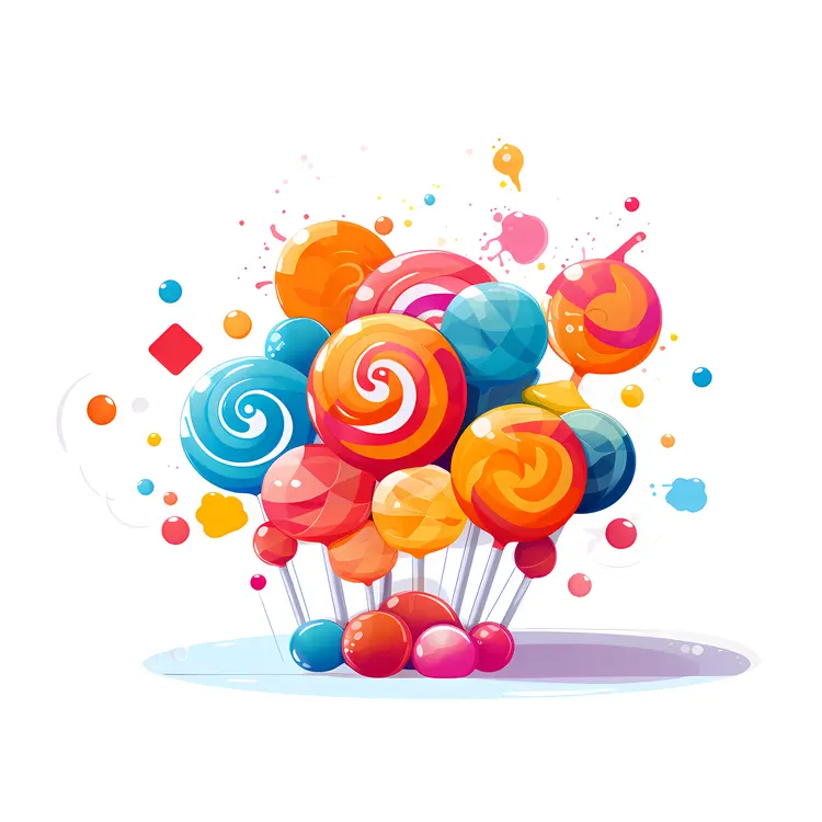 Colorful Lollipops