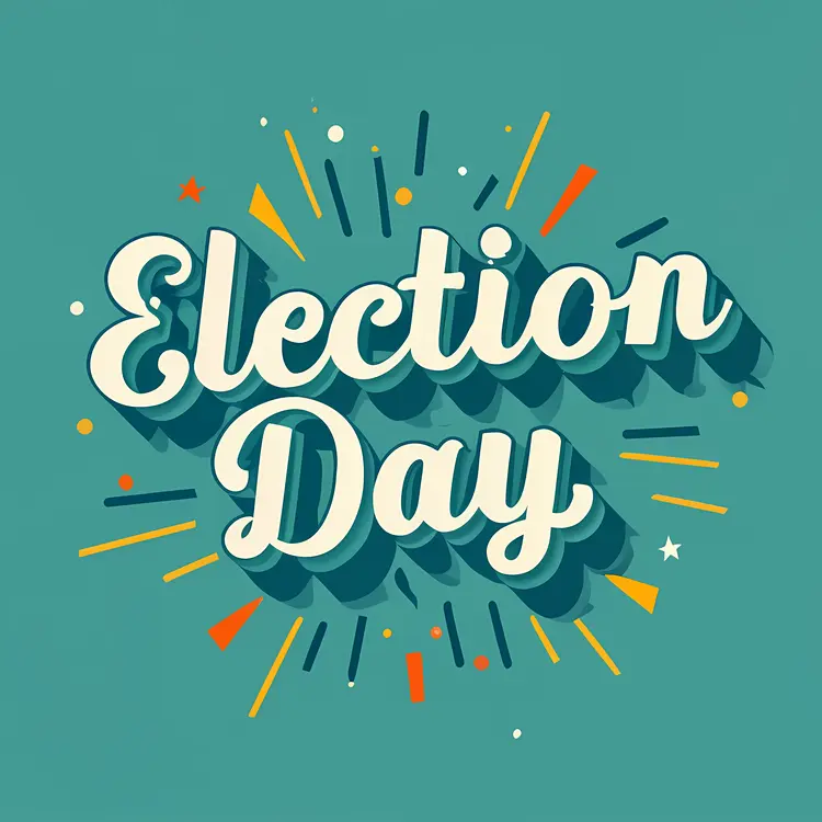 Colorful Election Day Celebration