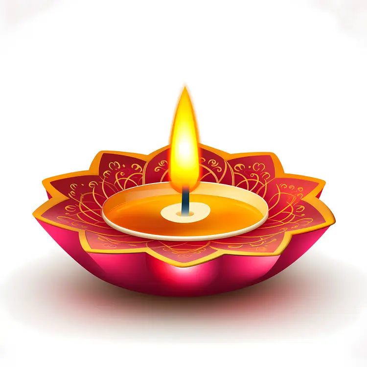Festive Diya Lamp for Diwali