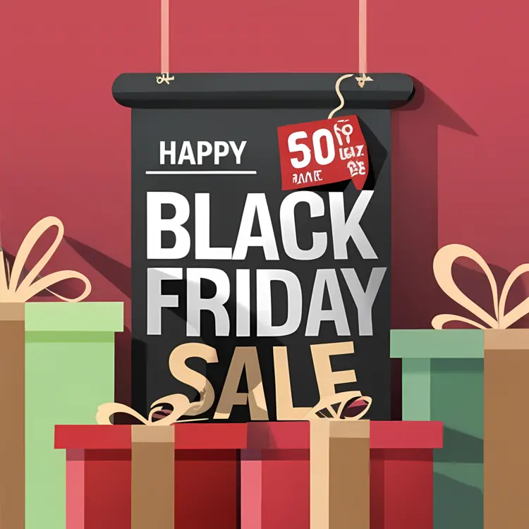 Happy Black Friday Sale with Gifts