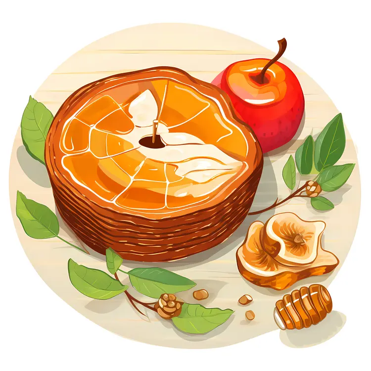 Delicious Apple Pie with Honey and Apple