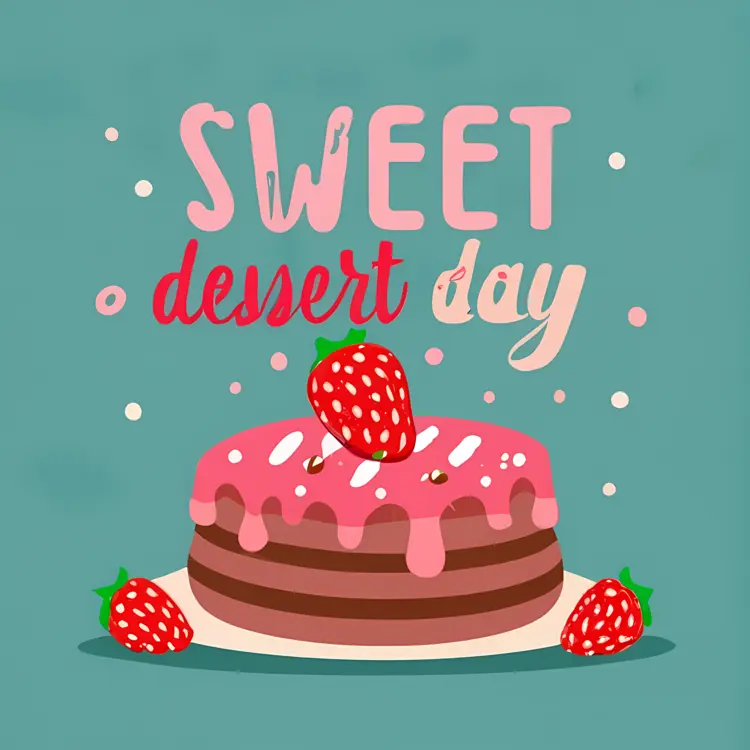Sweet Dessert Day Cake