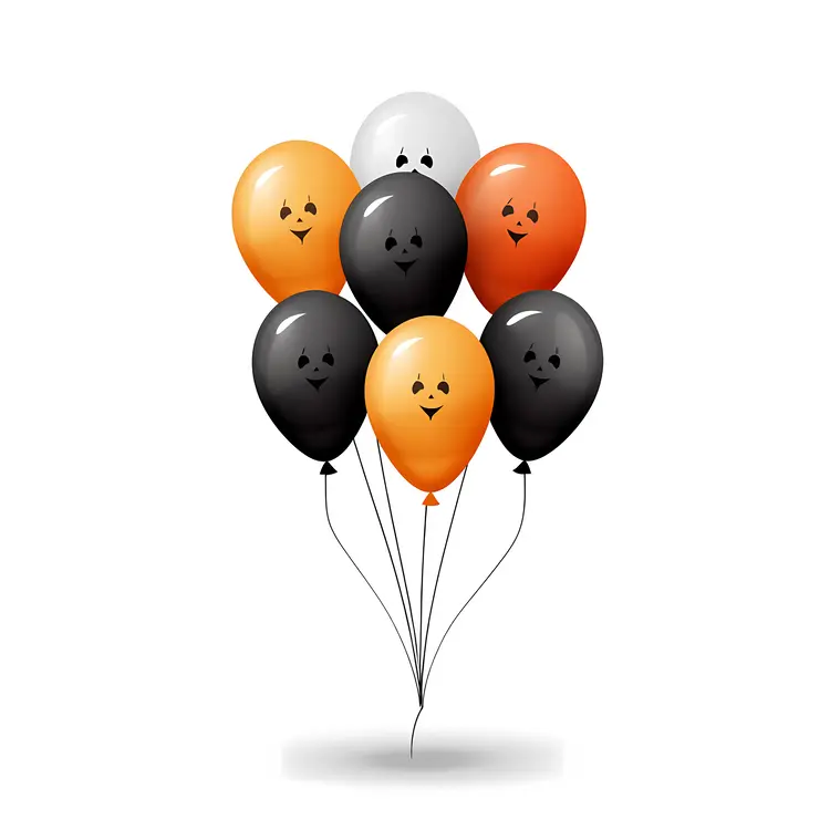 Simple Halloween Balloons