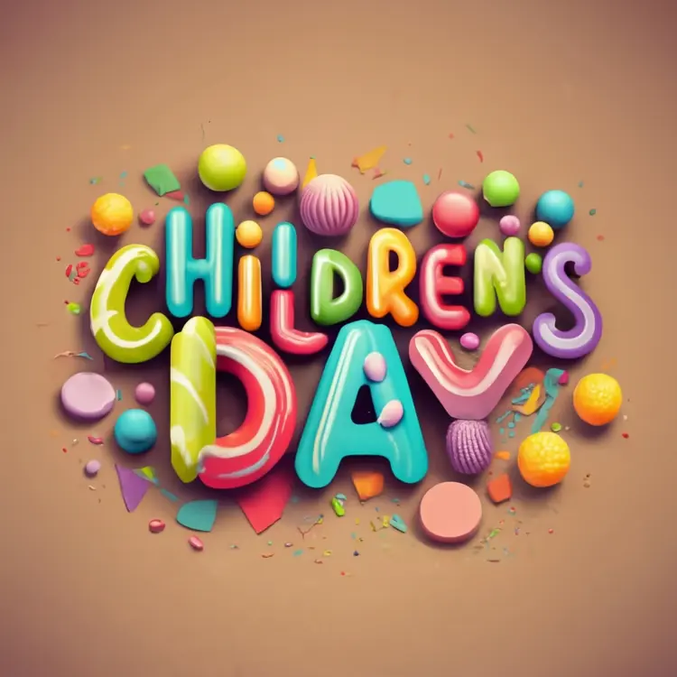 Colorful Candy Children's Day