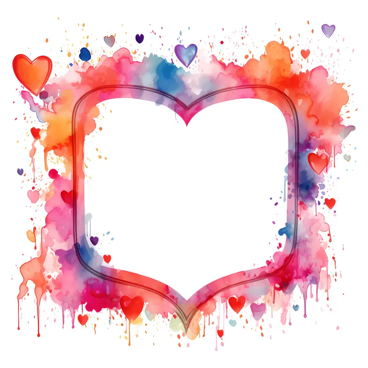 Abstract Heart Frame