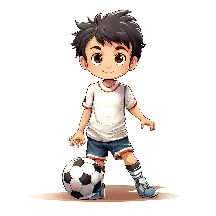 Cute Soccer Kid