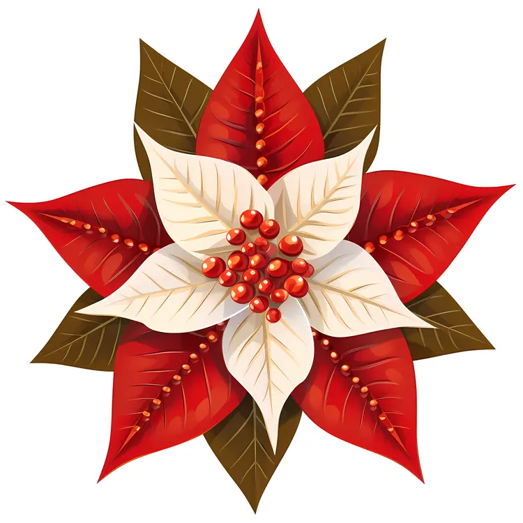 Beautiful Poinsettia for Christmas Decoration