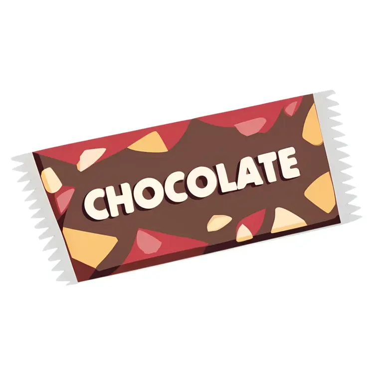 Chocolate Bar with Colorful Sprinkles