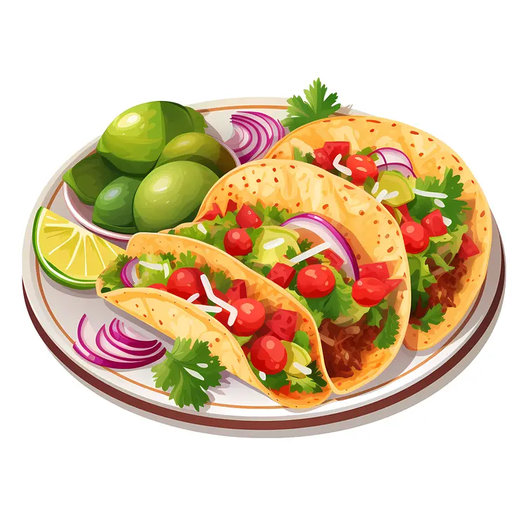 Delicious Tacos with Fresh Ingredients