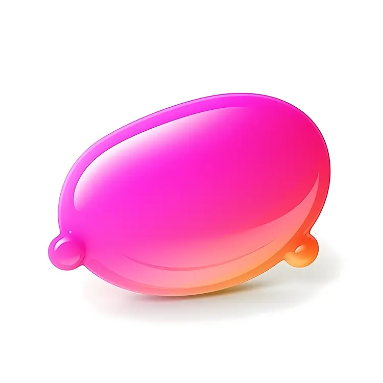 Glossy Pink Bubble