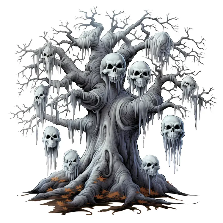 Haunted Skull Tree