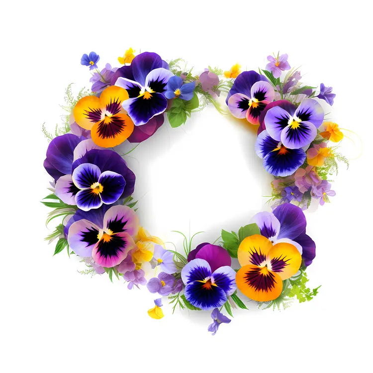 Beautiful Flower Wreath for Spring Celebrations