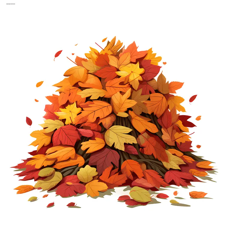 Pile of Autumn Leaves