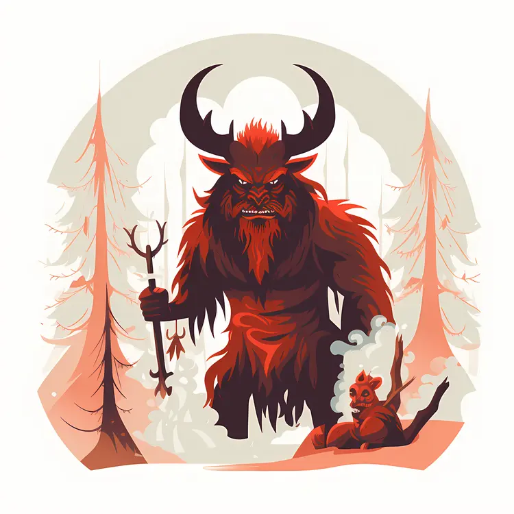 Red Horned Demon