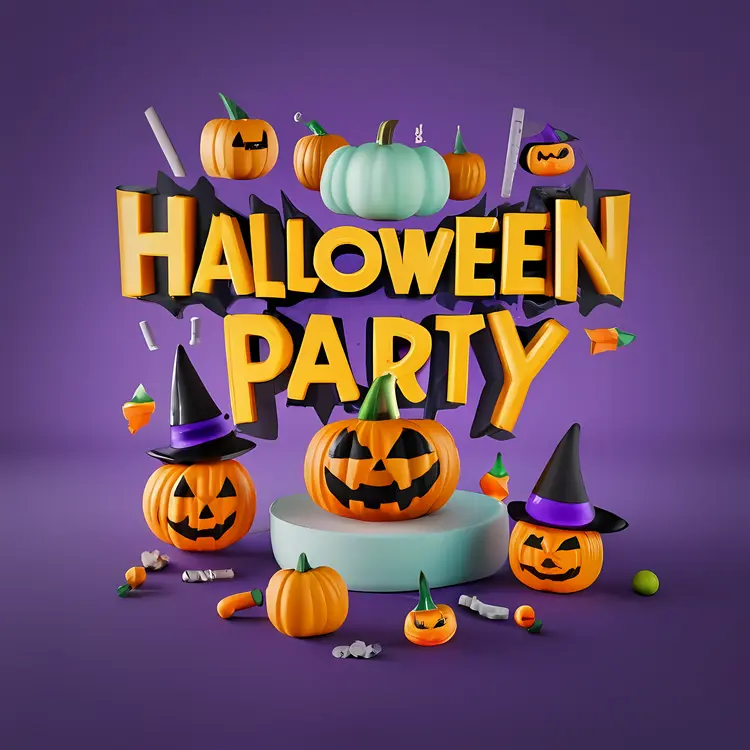Pumpkin Hat Halloween Party