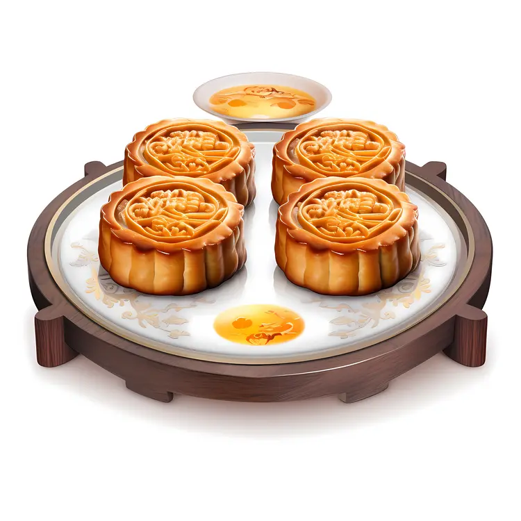 Traditional Mooncakes for Mid-Autumn Festival