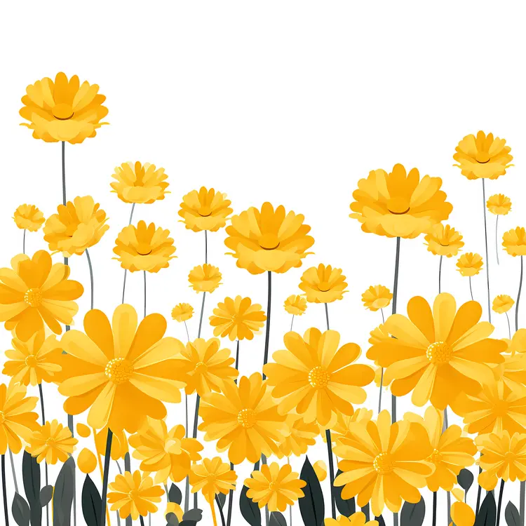 Field of Yellow Flowers