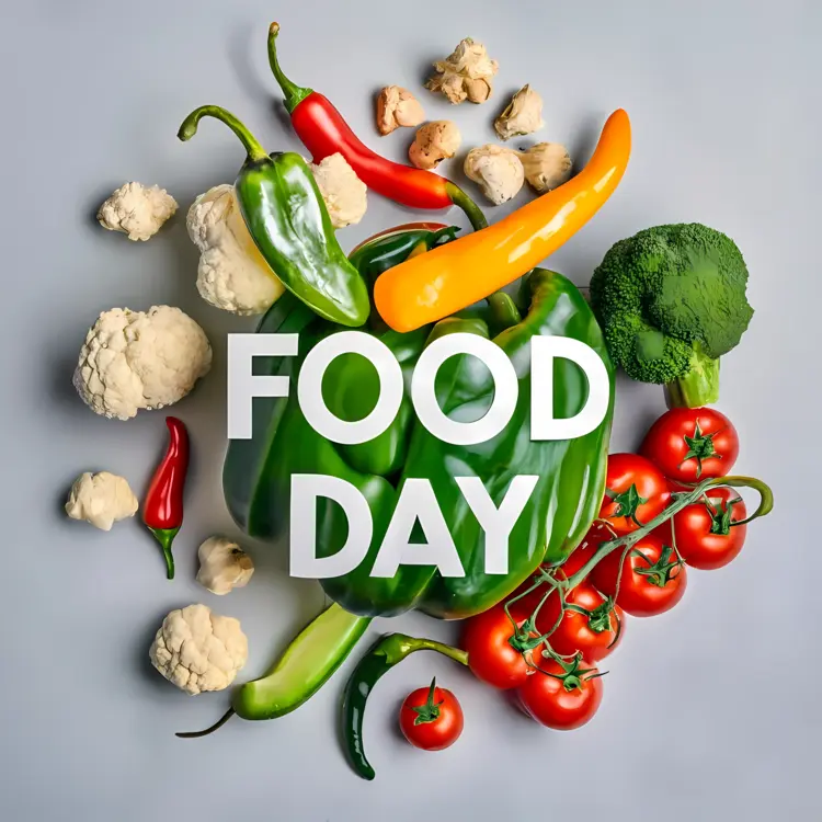 Food Day Celebration with Fresh Vegetables