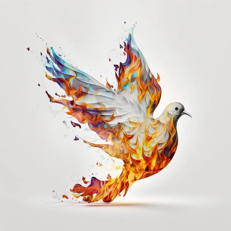Fiery Dove of Peace