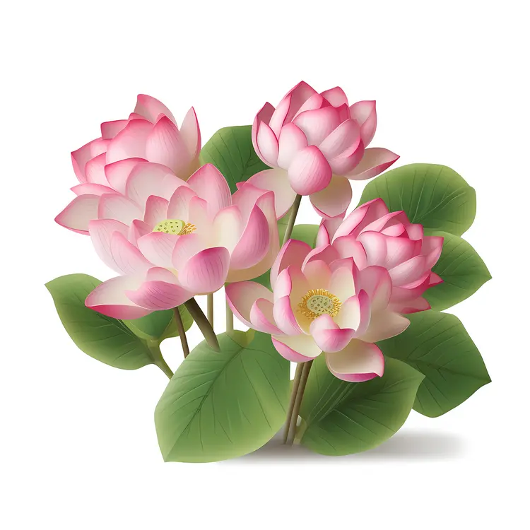 Beautiful Pink Lotus Flowers