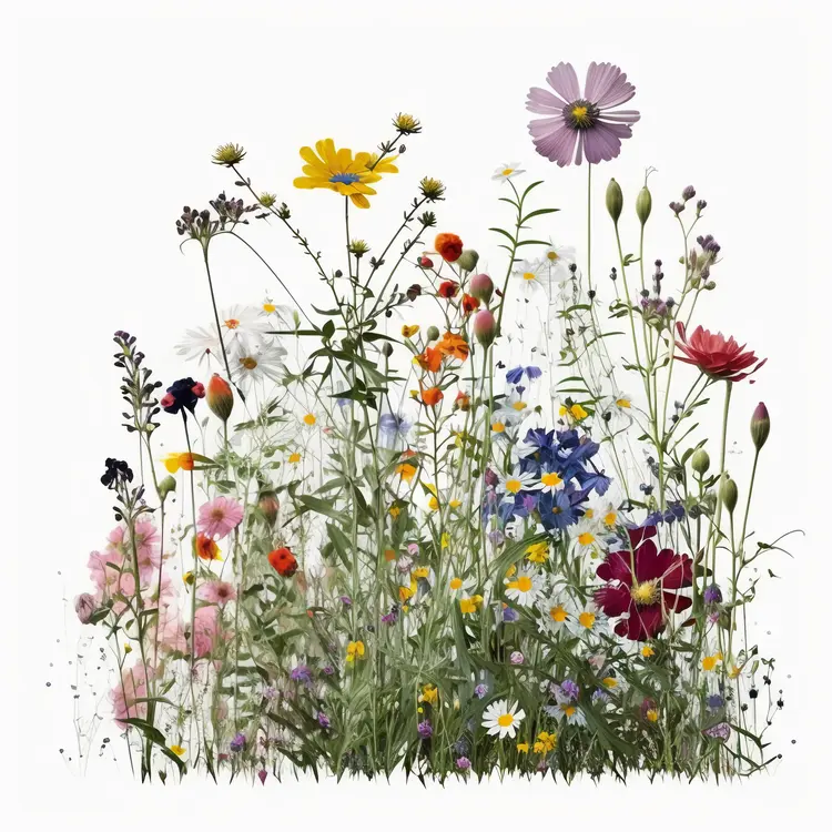 Colorful Wildflowers in Bloom