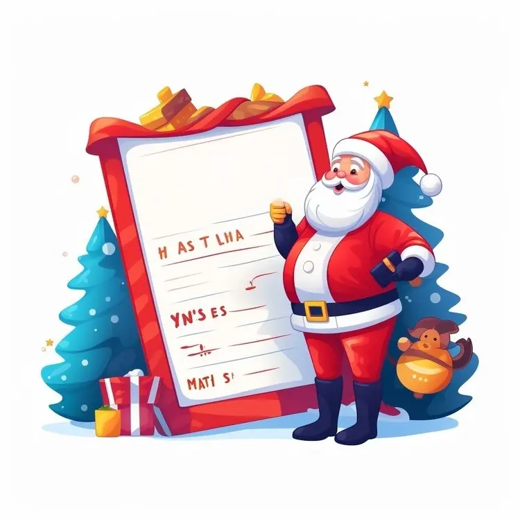 Santa Claus with a Large List