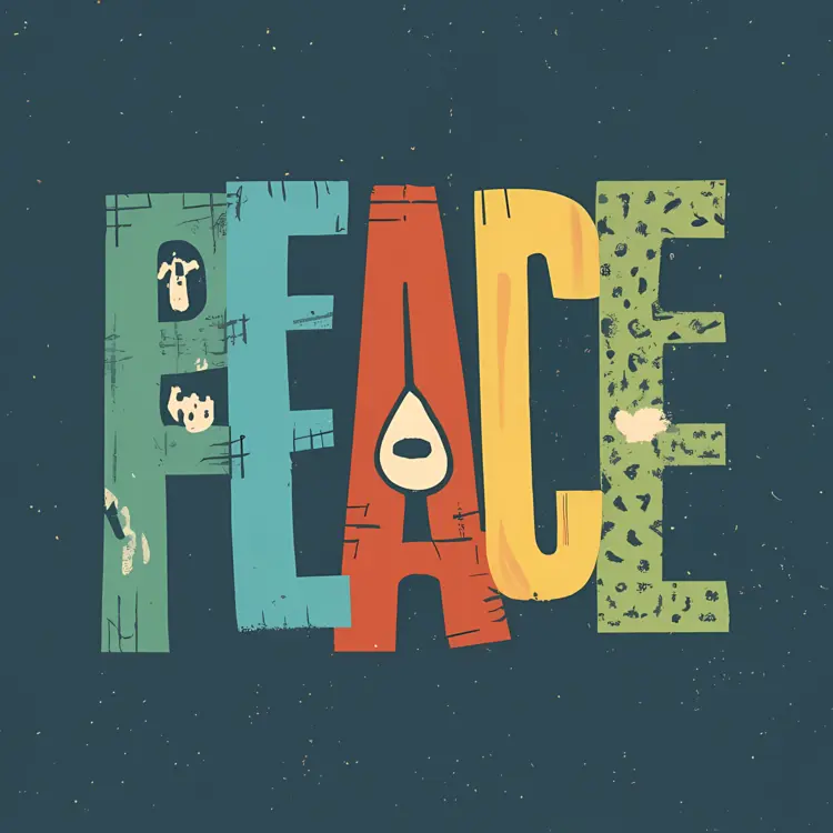 Creative Peace Typography Design