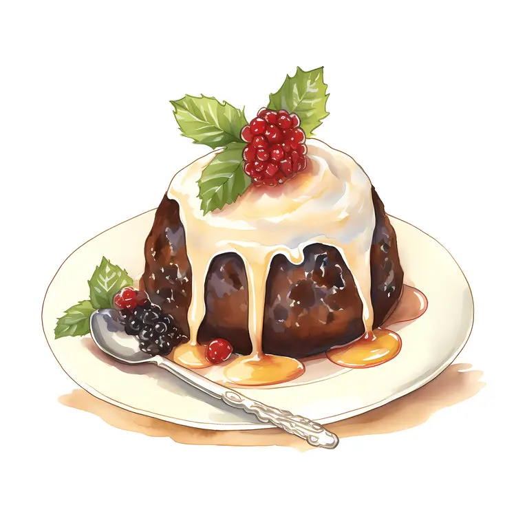 Chocolate Cake with Berries