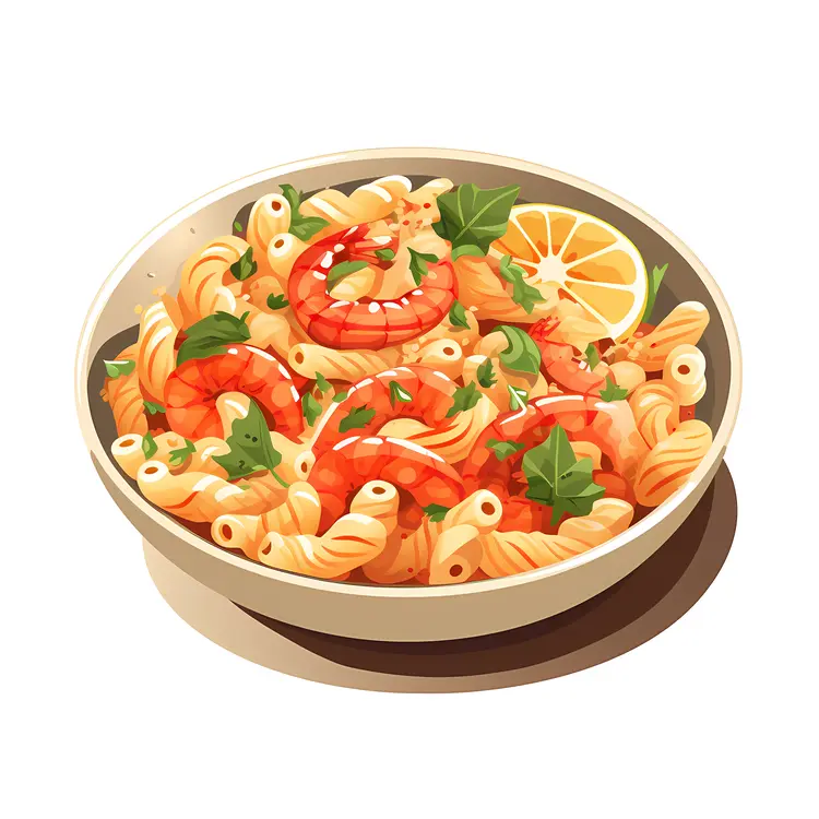 Shrimp Pasta with Lemon and Herbs