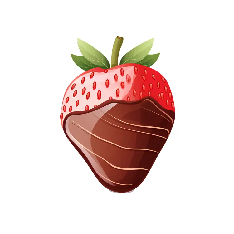 Strawberry with Chocolate Coating