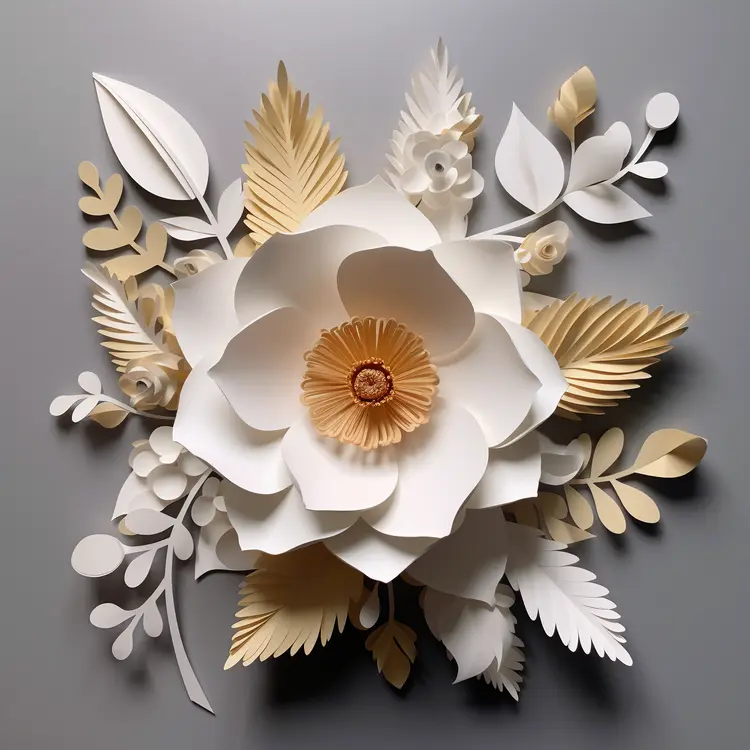 Beautiful Paper Flower Art