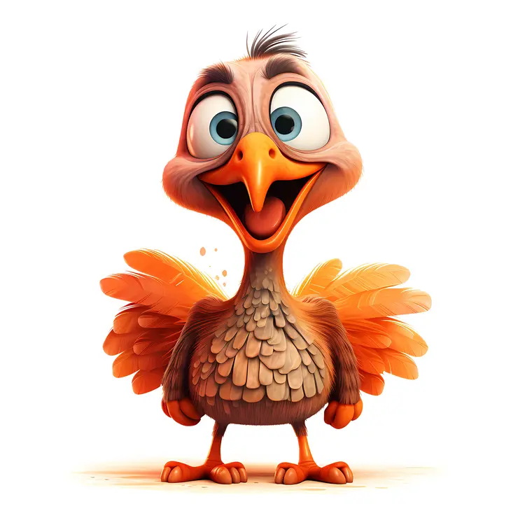 Cartoon Turkey for Thanksgiving