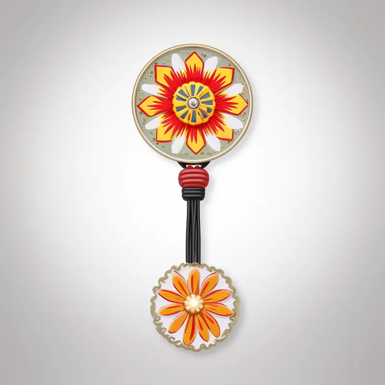 Colorful Flower Ornament Design