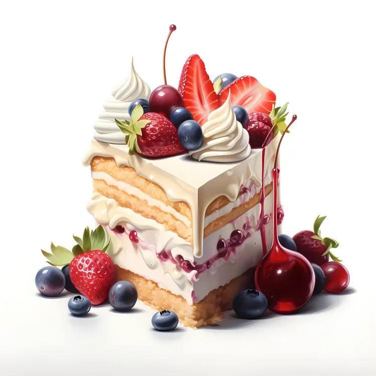 Fruit Topped Cake