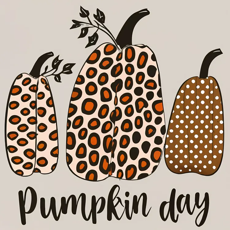 Spotted Pumpkins for Pumpkin Day