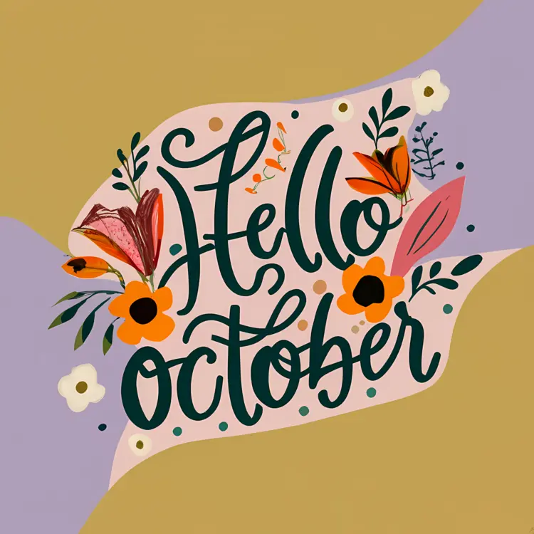 Hello October with Floral Design